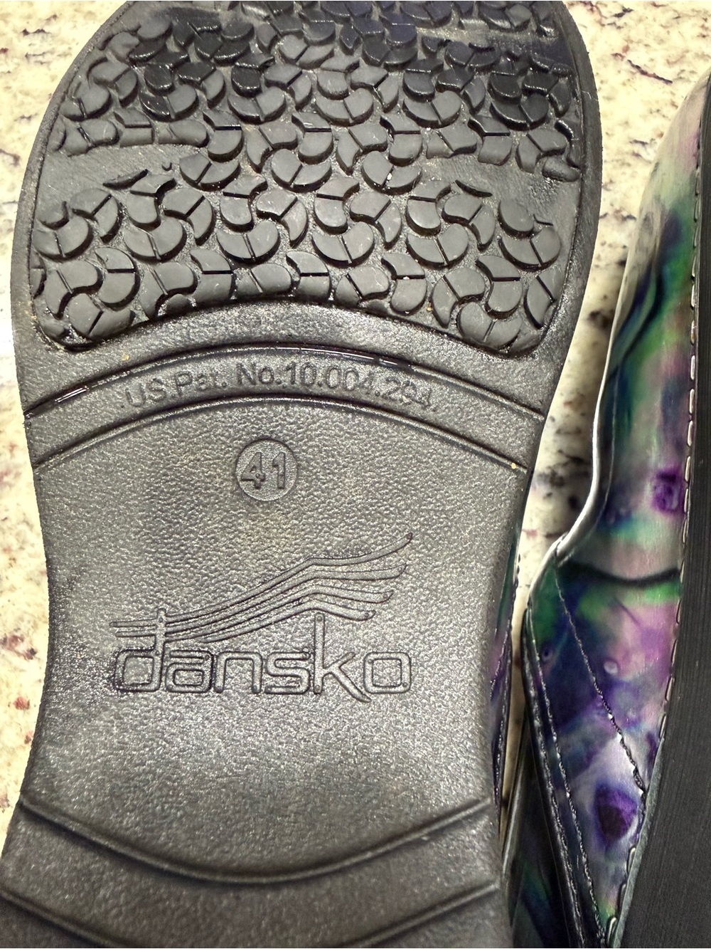 Dansko XP 2.0 Professional Clogs Iridescent Marble SZ Eu 41/ US 10.5/11 - Picture 9 of 9